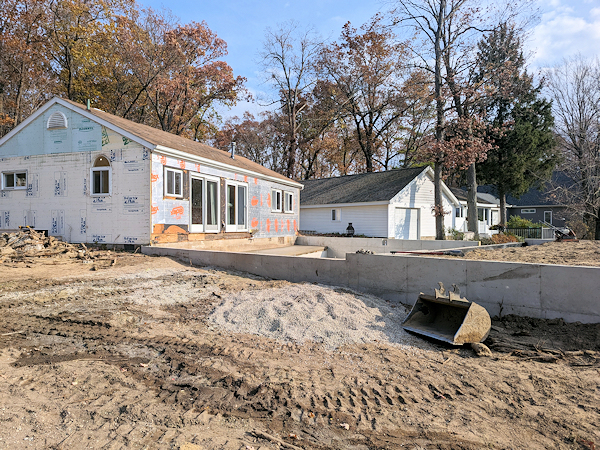 Excavating for House Addition