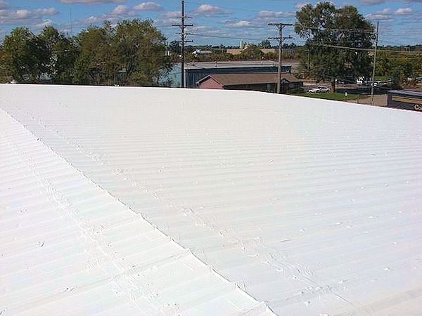After Roof Coating Application
